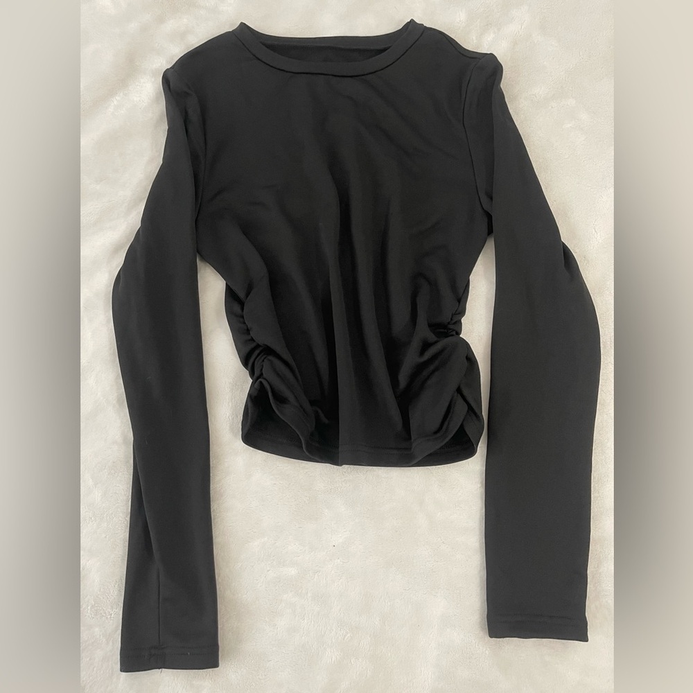 Black fitted shirt